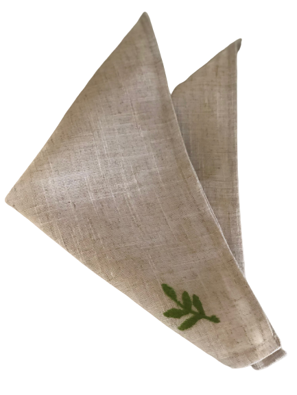 Tablecloth sunflower hand sewn